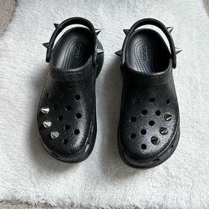 Classic Bae Glitter Stud Clog platform